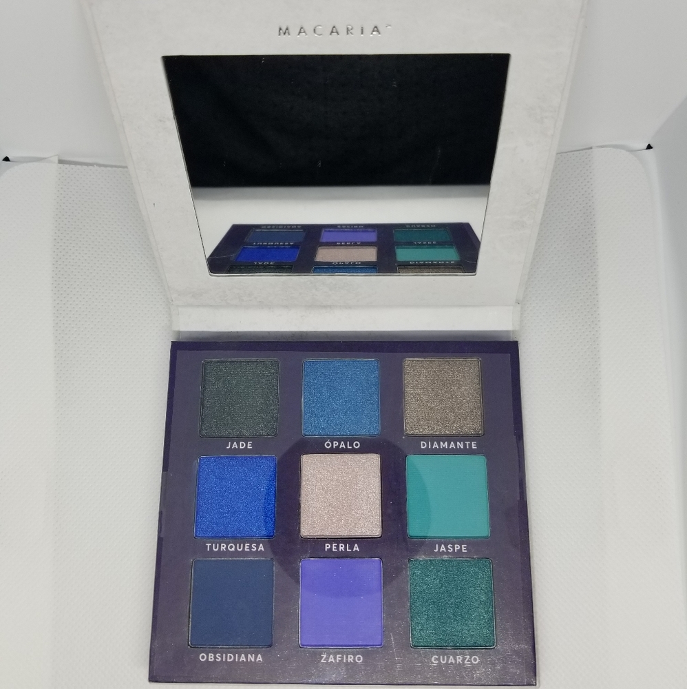 Macaria Beauty Azulejo eyeshadow palette.
